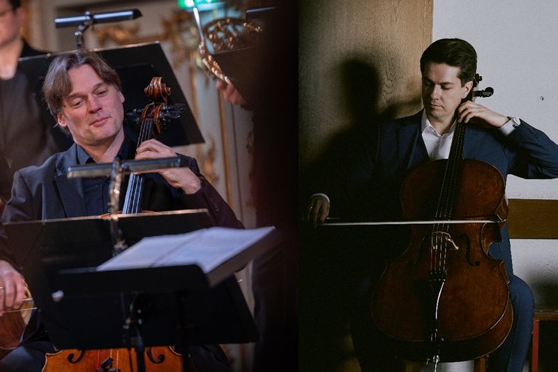Arvo Lang und Jakob Stepp, Violoncello